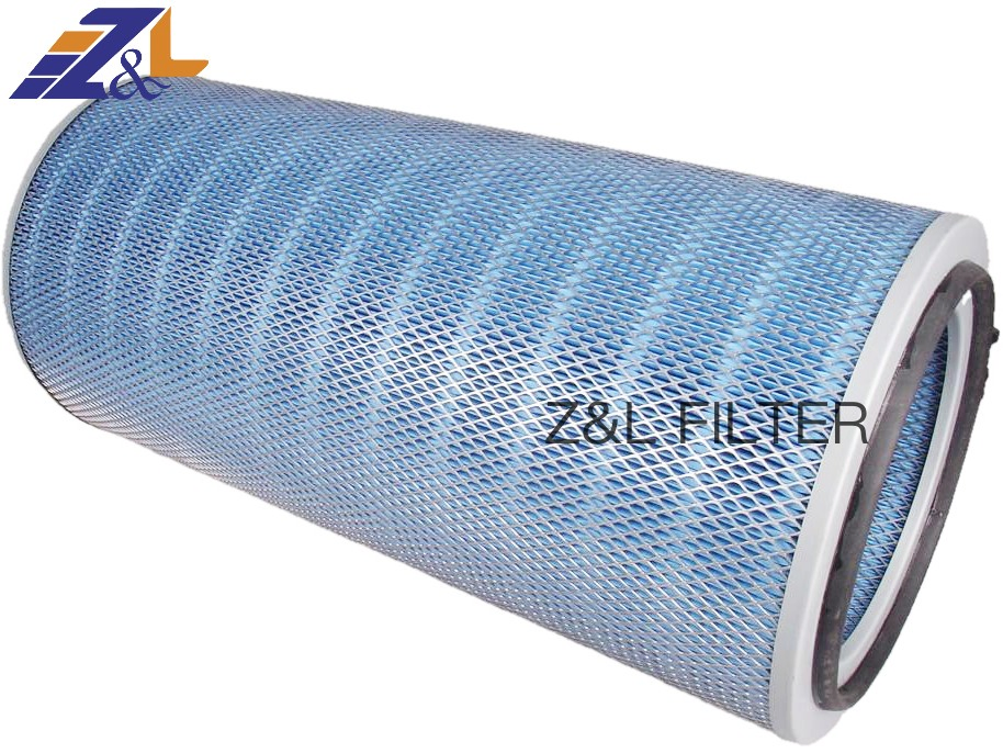 Industrial Replacement Fire Resistant Polyester Air Filter Cartridge Dust Collector P554004