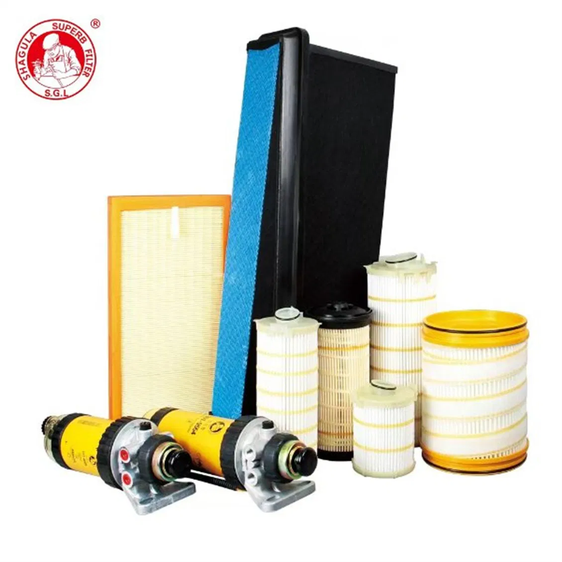 Wenzhou Sgl Excavator/Car/Automotive Air Filter Cartridge Element 14408811 17500256 14408812 17500258 17500258