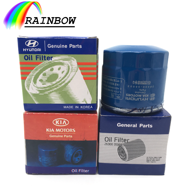 Automotive Oil Air Fuel Cabin Filter 26300-35503 26300-35504 26300-35505 26300-2y500 Auto Engine Parts Car Accessories Genuine Filtro Oil Filter for KIA Hyundai