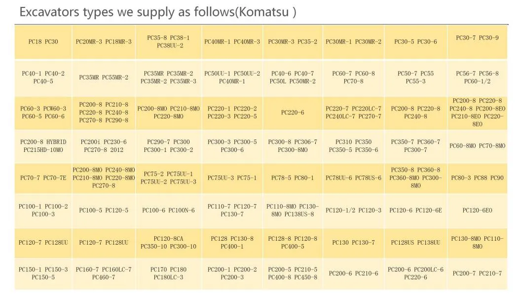 Excavator Filter Type 2