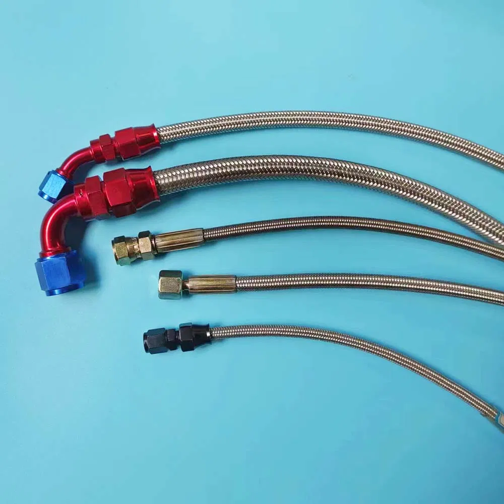 Steel Braided Fuel Oil Hose an PTFE Core Engine Oil Cooler Hose