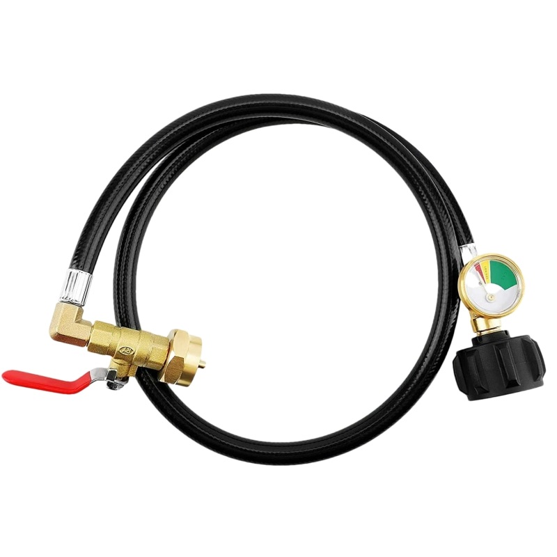 Refill Adapter Propane Tank Extension PVC Hose