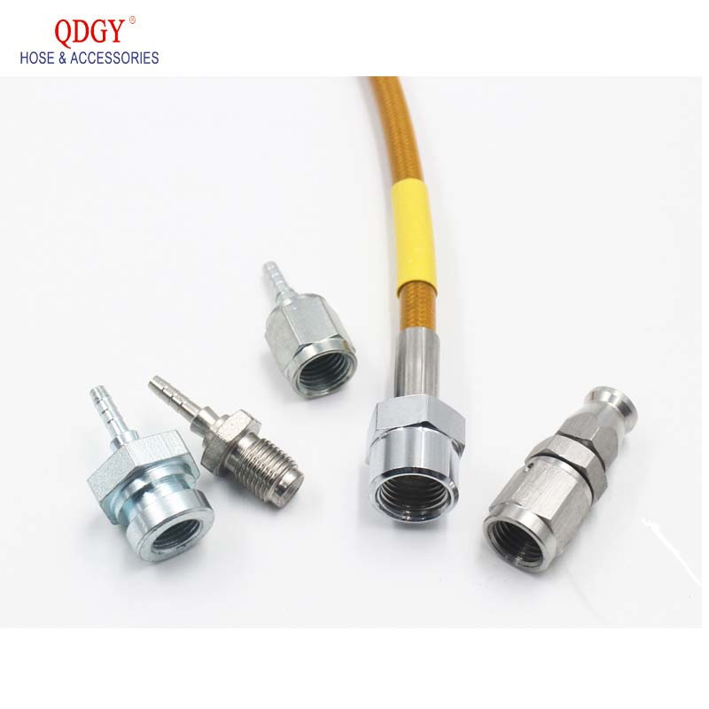 Motorcycle Dirt Bike Braided Steel Hydraulic Reinforce 2400mm Universal Fit Racing Mx Brake Line Clutch Oil Hose