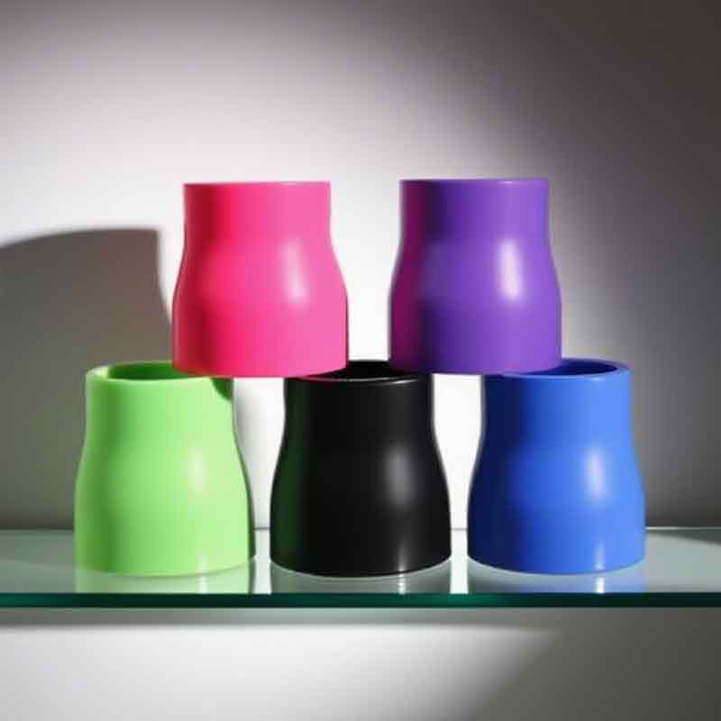 High-Temperature Resistant 80mm Y-Shaped Silicone Air Intake Inlet Induction Hose with Customizable Reinforced Elbow and Straight Reducer Silicone Hose