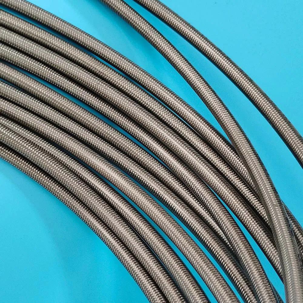 3an PTFE Hose with Stainless Steel Braided Compatible with Brake, Clutch, Hydraulic