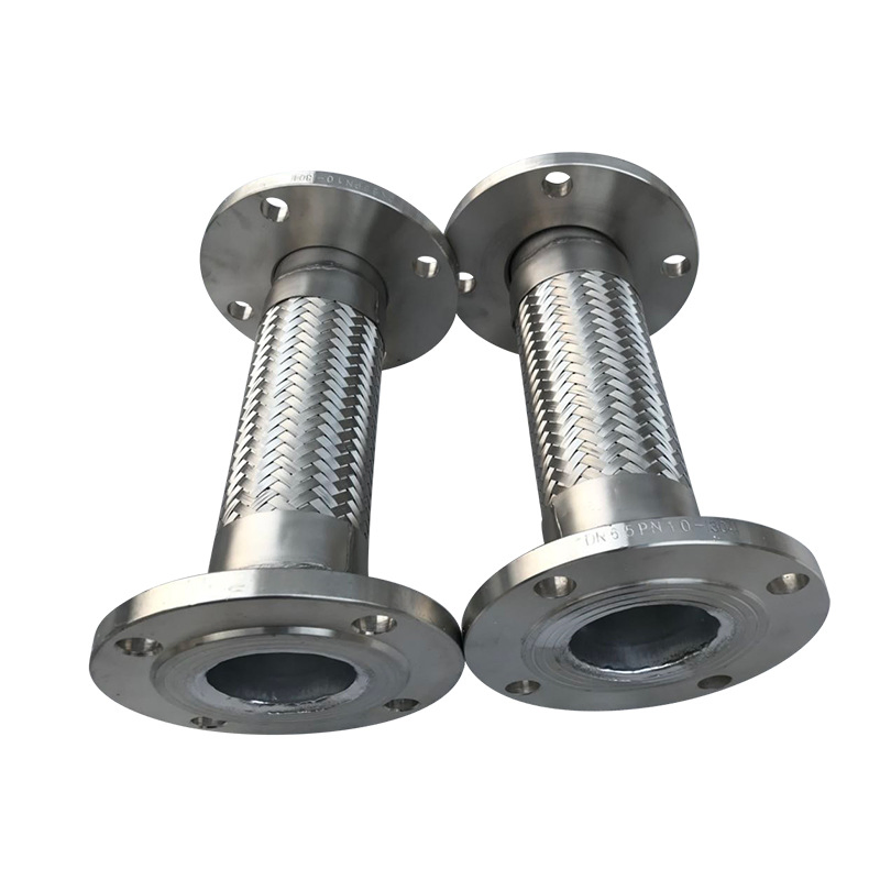 Flexible Stainless Steel Metal Hose with Flange for Industrial Piping Systems