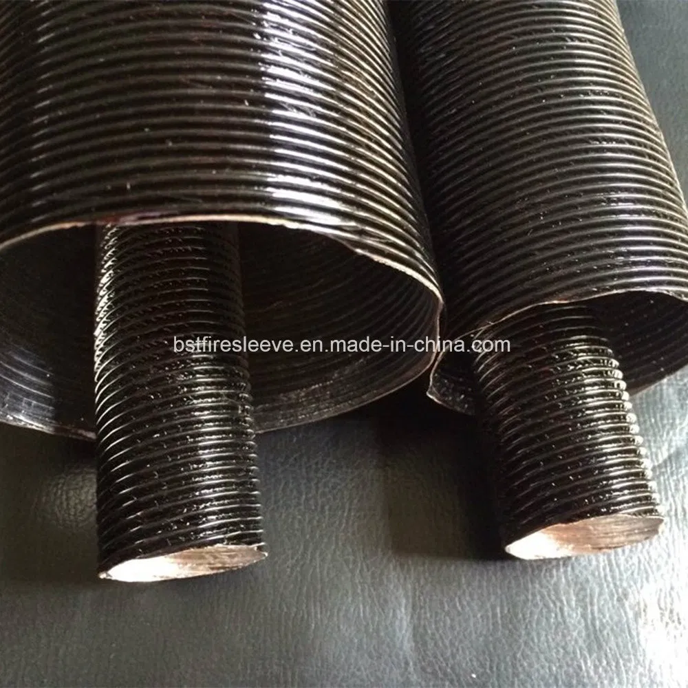 Transmission Oil Cooler Line Hose Heat Protective Sleeve Aluminum Thermal Hose Diesel Heater Air Ducting
