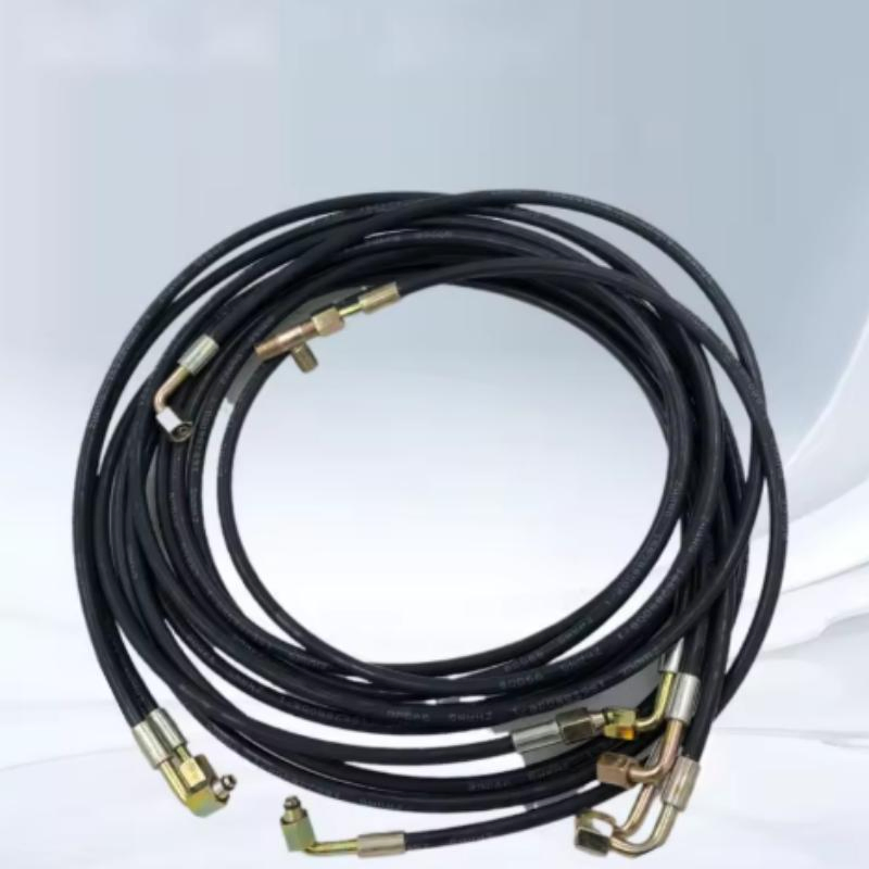 China National Heavy Duty Truck Group HOWO A7 Truck Hydraulic Hose Durable Original Equipment Manufacturer Parts in New Condition - Single Bend Cab Hose Size Wg