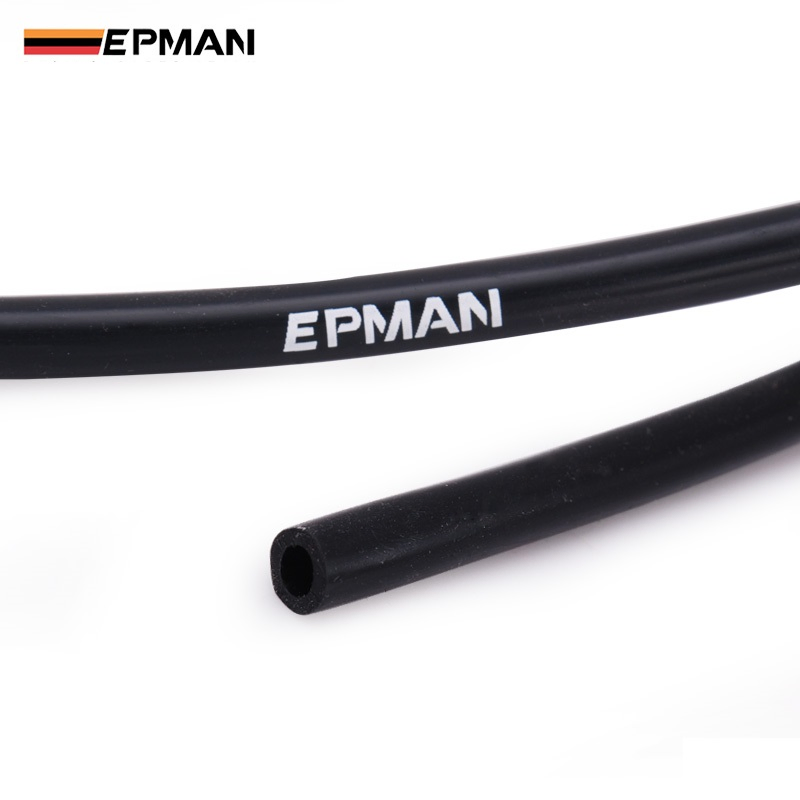 Epman Black Silicone Vacuum Hose Tubing Silicone Pipe ID 3mm 4mm 5mm 6mm 8mm 10mm 12mm 14mm Ep-Vs