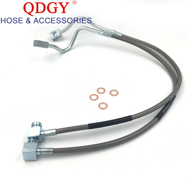 Custom An3 Motorcycle Hydraulic Braided Steel Clutch Brake Oil Hose Tube Line Kit PTFE Brake Hose