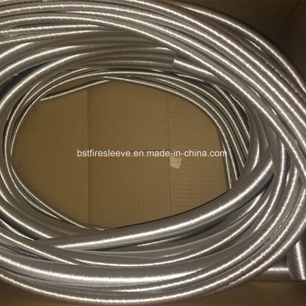 Transmission Oil Cooler Line Hose Heat Protective Sleeve Aluminum Thermal Hose Diesel Heater Air Ducting