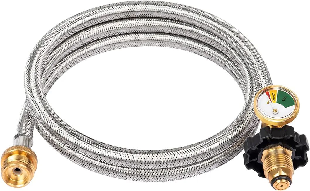 Adapter Hose with Gauge