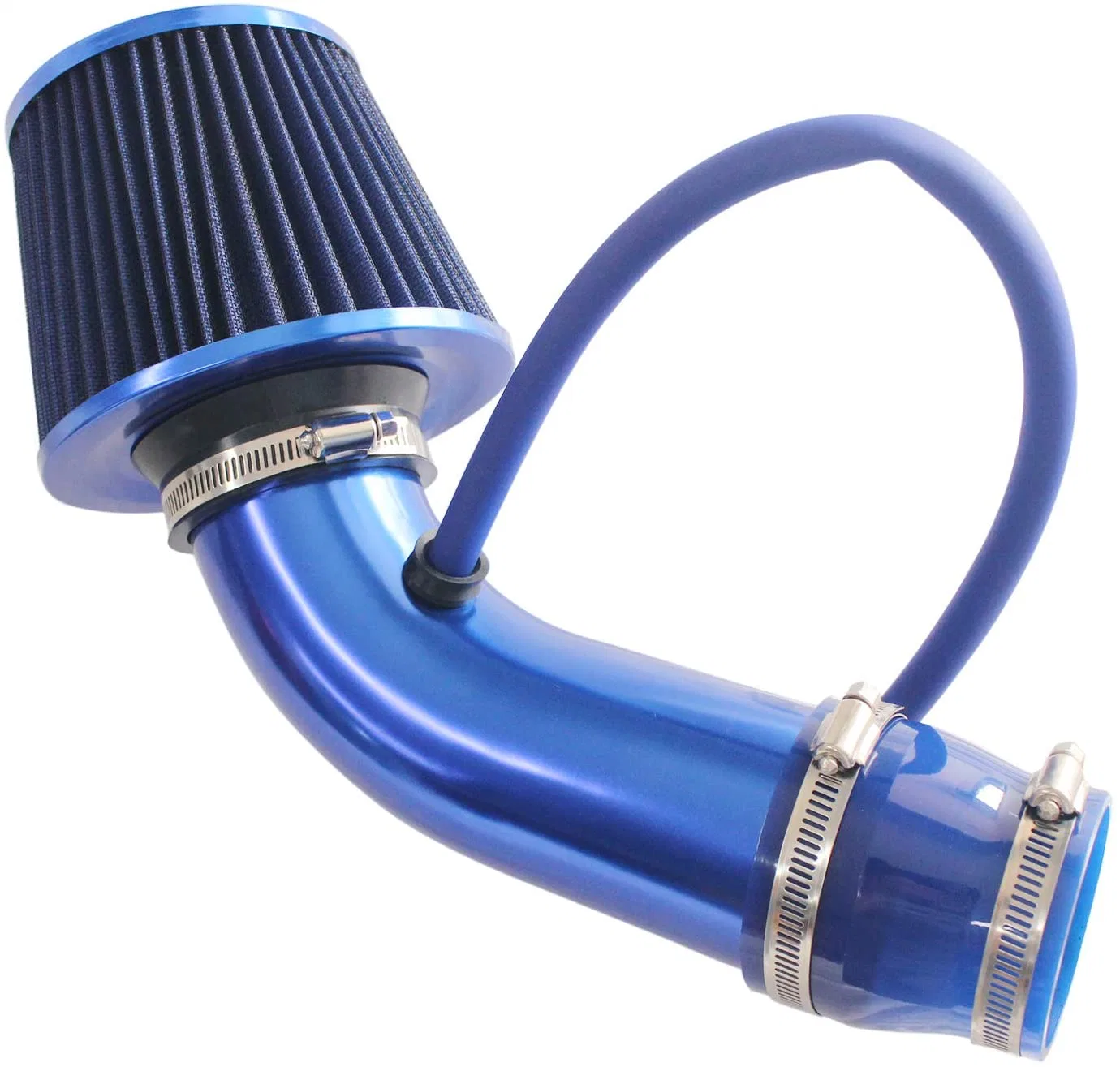 Universal High Flow 3 Inch Cold Air Intake Induction Pipe Hose Kit with Air Filter