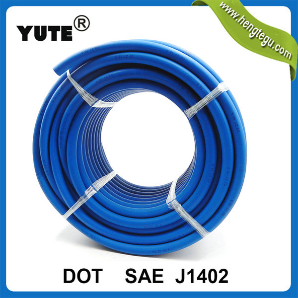 High Quality Black Red Blue 3/8 Heavy Duty Truck Air Line Hose Assembly