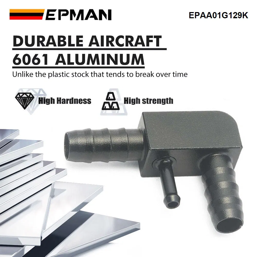 Epman for BMW E46 330ci M54 E39 530I Aluminum Vacuum Hose F-Connector 13327503677 Epaa01g129K