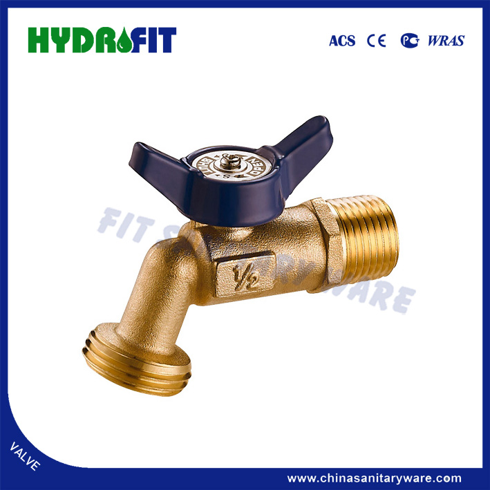 Lead Free Brass Bibbs Boiler Drain Ball Valve Mip Hose 1/4 Turn Cupc (AMF31053)