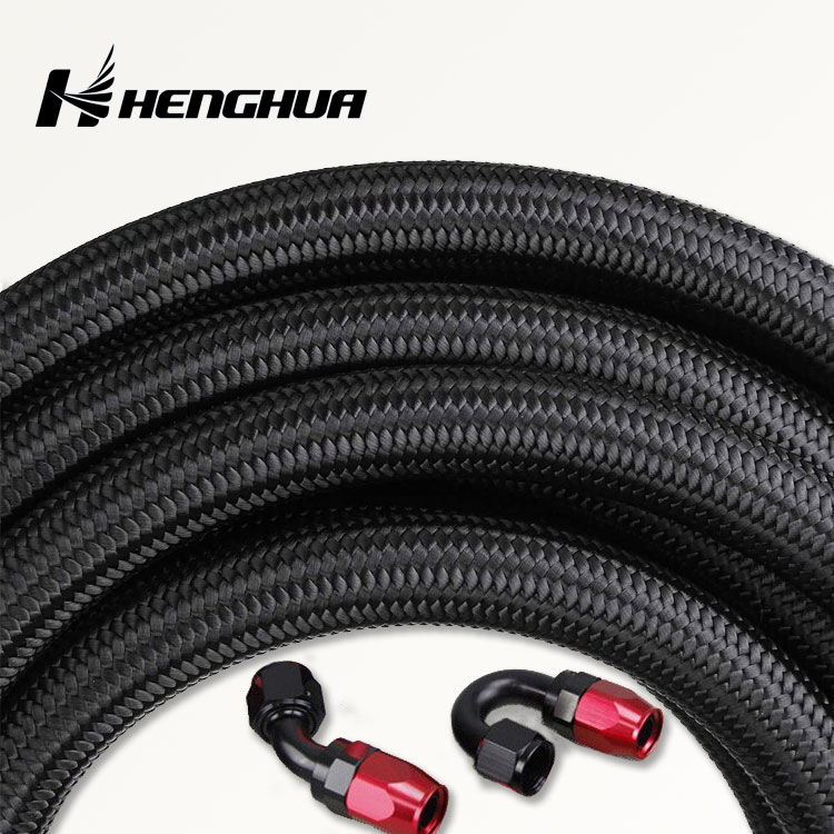 4an 6an 8an 10an 12an 16an Automotive Nylon Braid Transmission Oil Cooler Fuel Hose with SAE J1532
