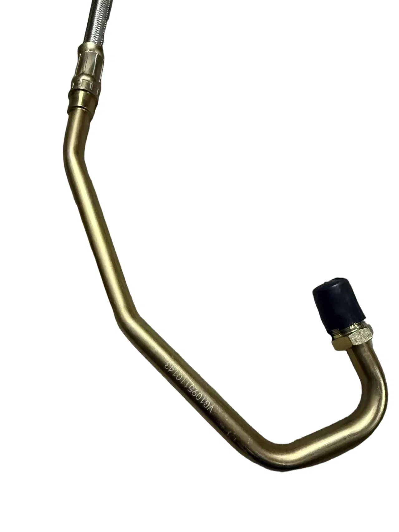 Heavy Duty Truck Turbocharger Oil Feed Pipe Vg1095110143 for Sinotruk Wd615 Engine Parts