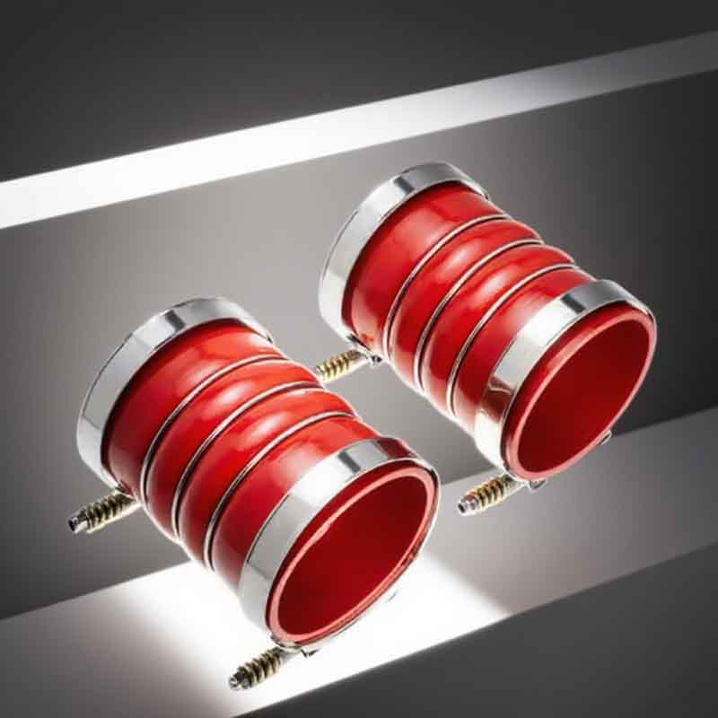 High-Temperature Resistant 80mm Y-Shaped Silicone Air Intake Inlet Induction Hose with Customizable Reinforced Elbow and Straight Reducer Silicone Hose