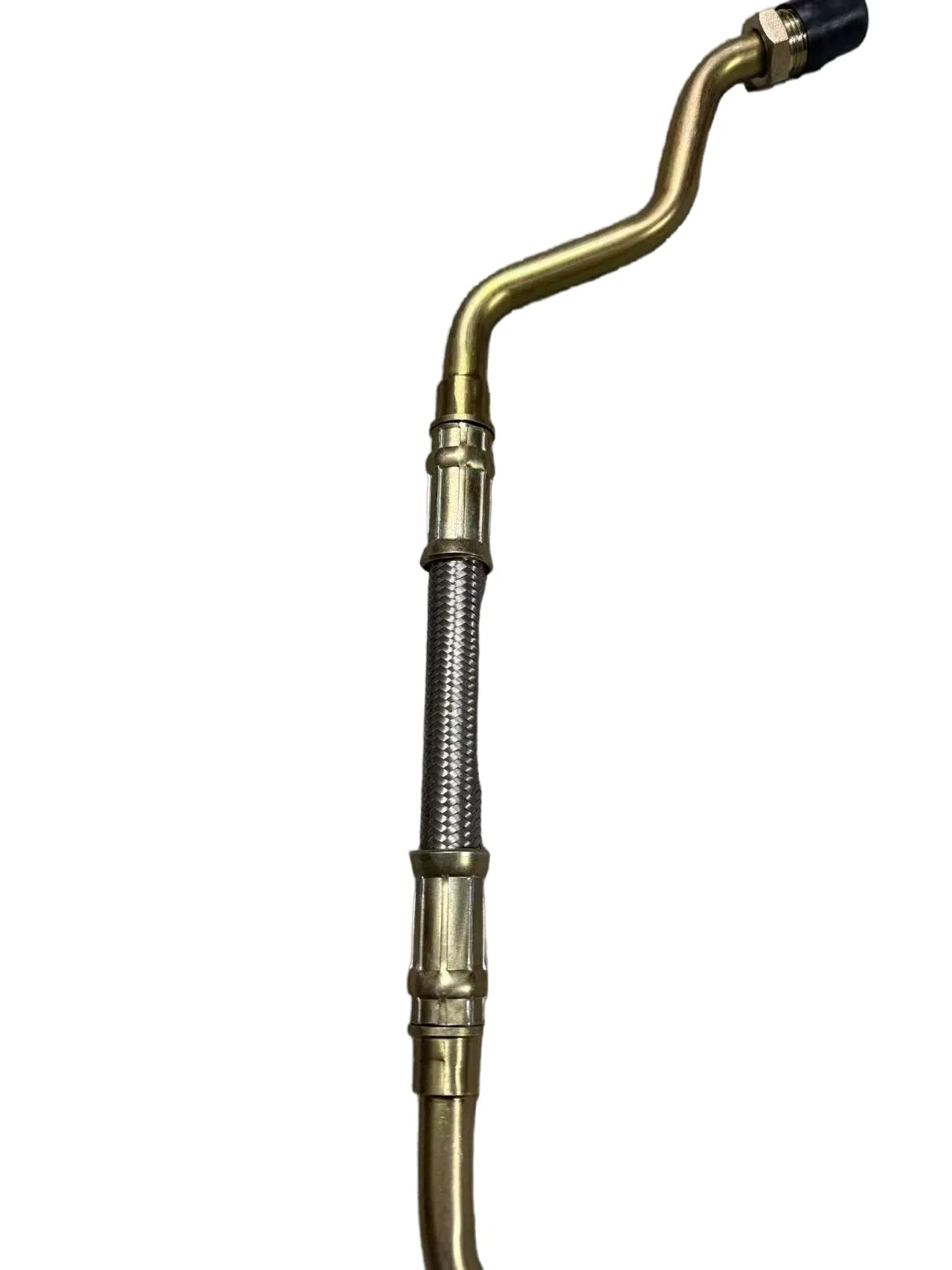 Hight Quality Weichai Engine Parts Turbocharger Oil Feed Pipe Vg1095110143 Fit Wp10/HOWO336/375/ Light Truck/ Shacman Delong F3000/X3000