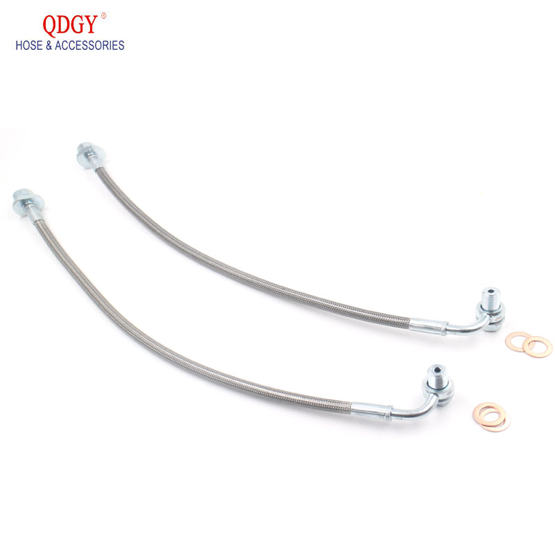 Motorcycle Parts Universal OEM Customized Can Adjust Stainless Steel Clear Brake Set Booster Hose