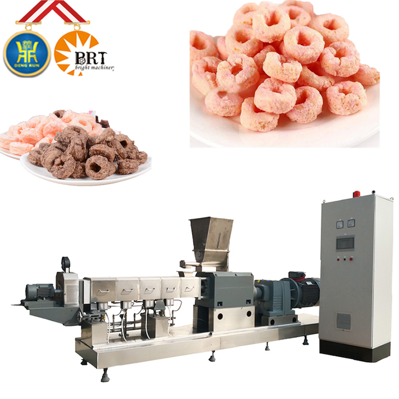 Pillow Bars Sticks Extruder Corn Rice Injection Puffing Snacks Food Processing Machinery Production Line
