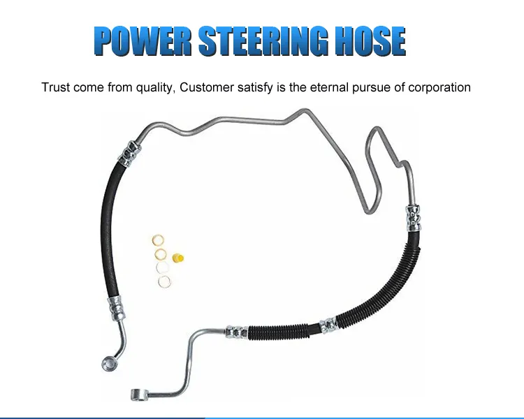 Power Steering Rubber Hose View 2