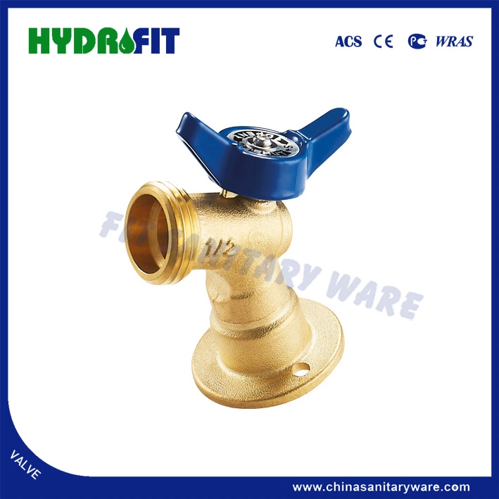 Lead Free Brass Boiler Drain Ball Valve Pex Hose Silcock 1/4 Turn Cupc (AMF31054)