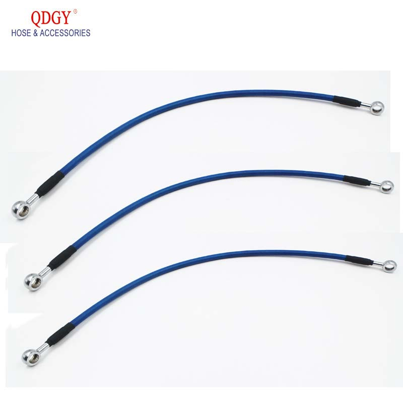 Motorcycle Dirt Bike Braided Steel Hydraulic Reinforce 2400mm Universal Fit Racing Mx Brake Line Clutch Oil Hose