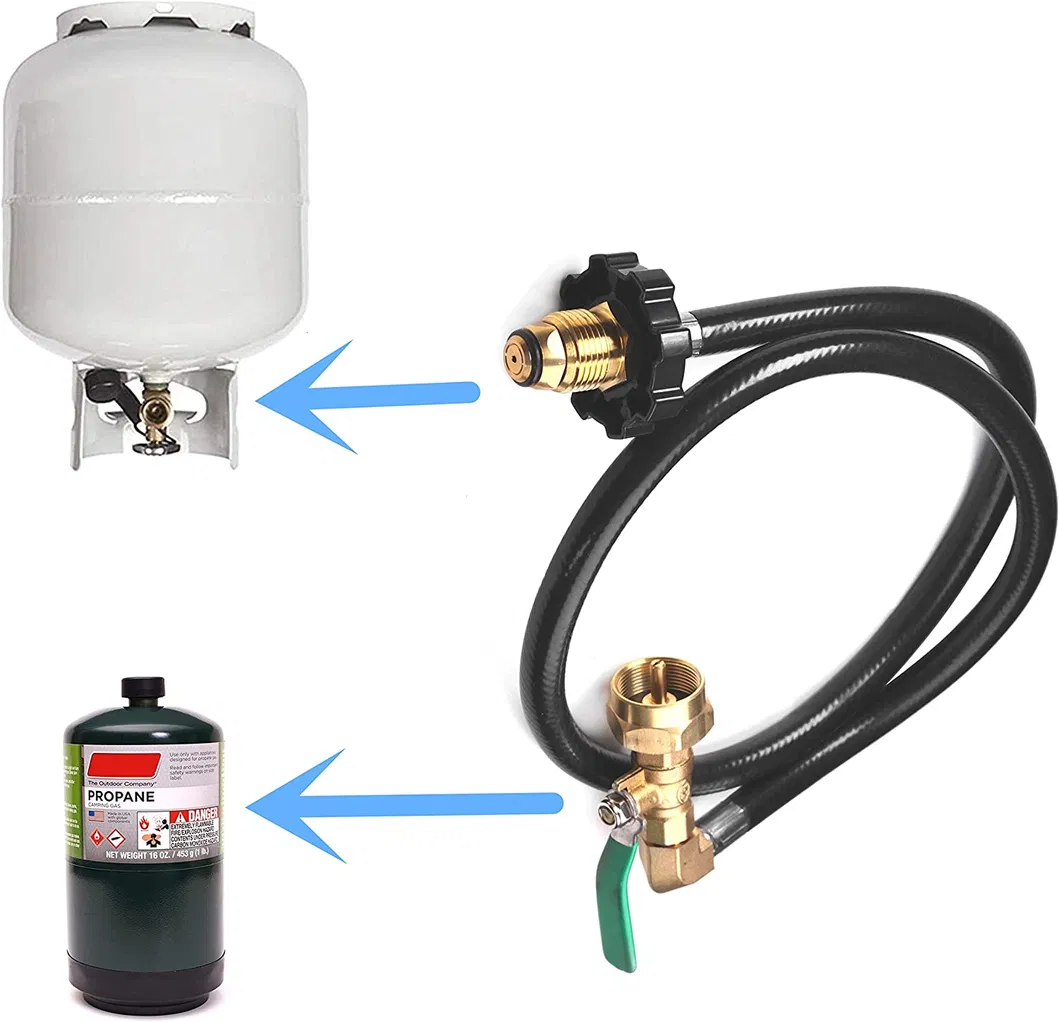 Propane Refill Hose Detail 3