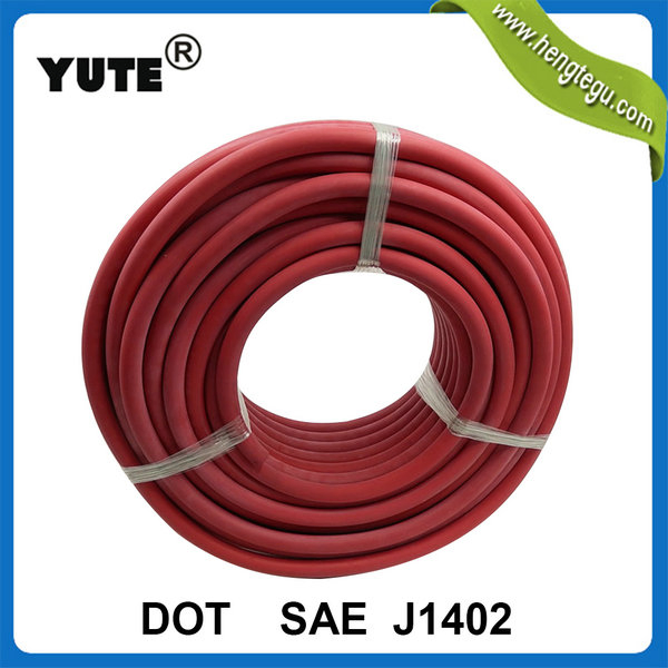 High Quality Black Red Blue 3/8 Heavy Duty Truck Air Line Hose Assembly