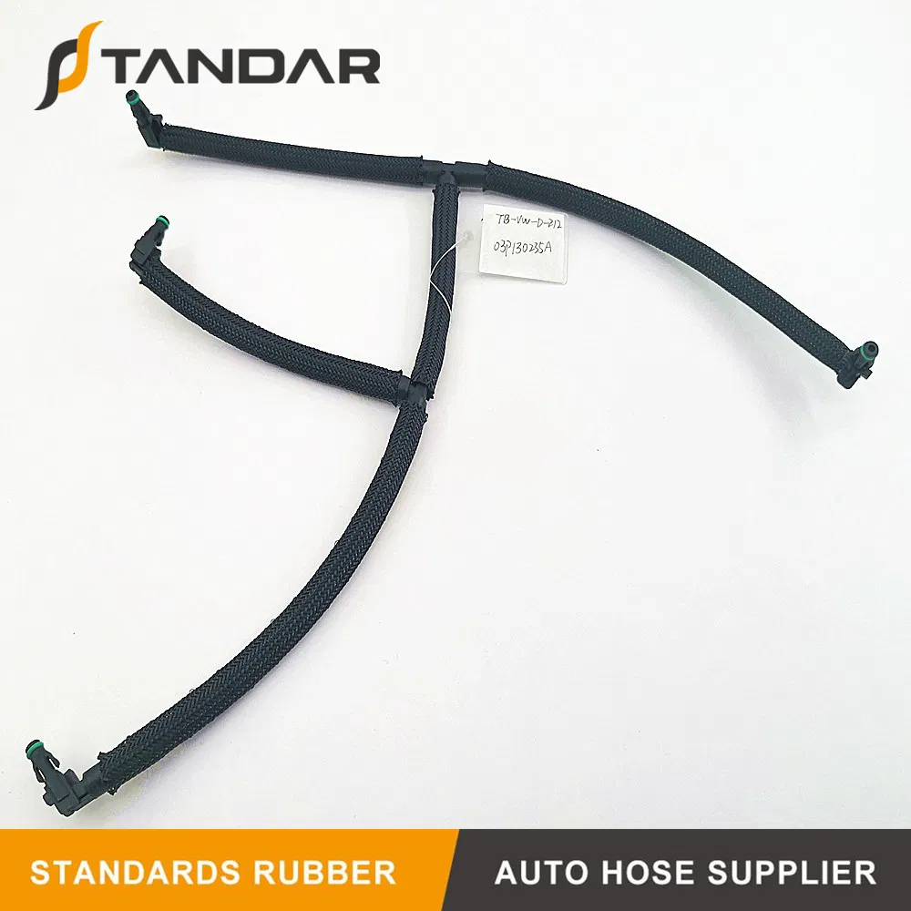 Diesel Injection Return Leak Fuel Overflow Hose Line View