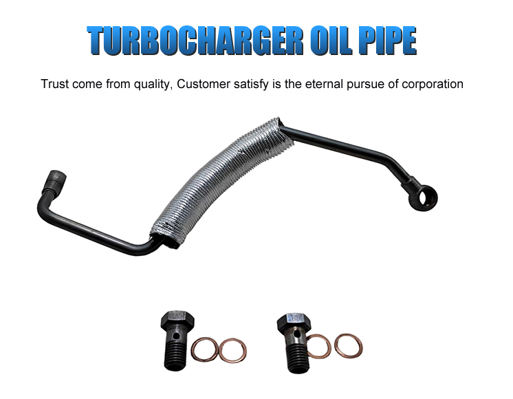 High-Quality Turbocharger Oil Feed Pipe OEM 03c145140A for Audi