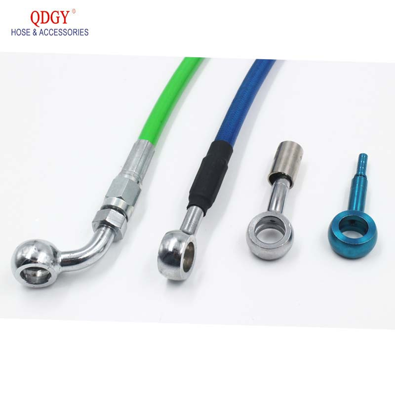 Motorcycle Dirt Bike Braided Steel Hydraulic Reinforce 2400mm Universal Fit Racing Mx Brake Line Clutch Oil Hose