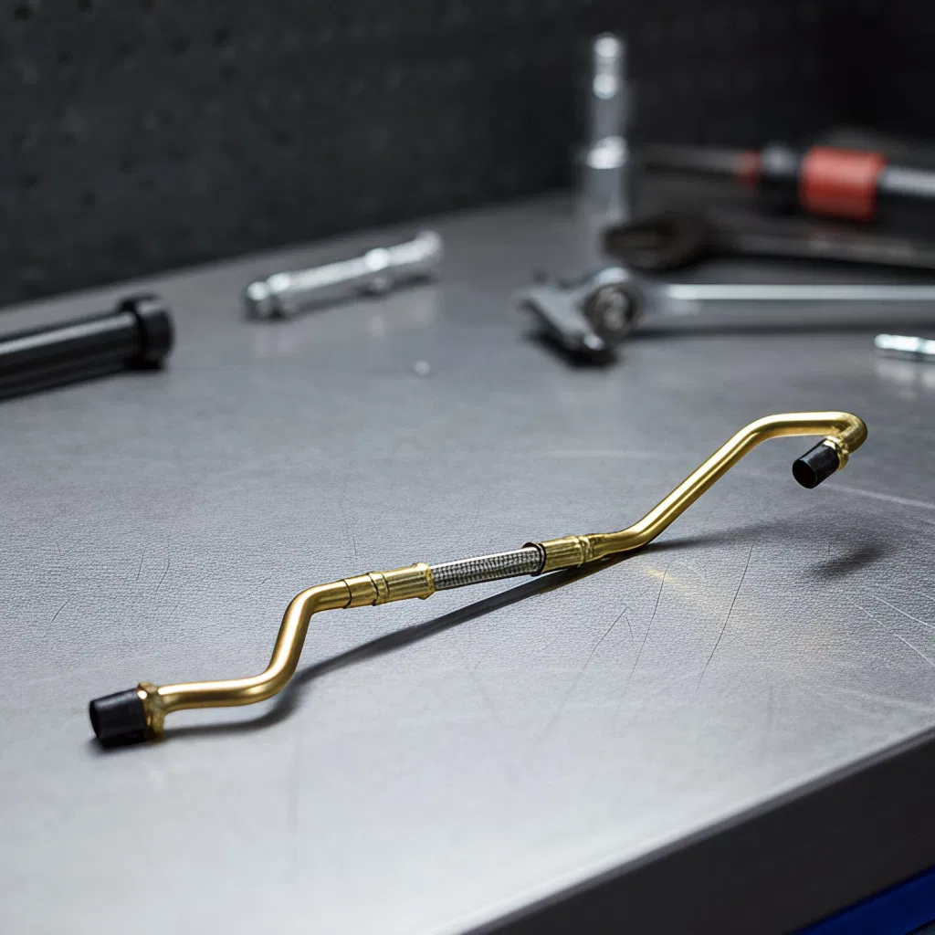 Heavy Duty Truck Turbocharger Oil Feed Pipe Vg1095110143 for Sinotruk Wd615 Engine Parts