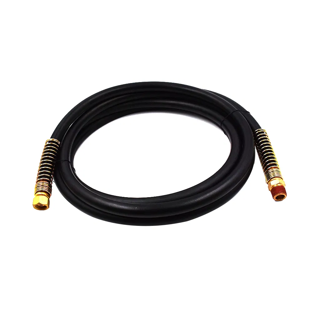 High Quality Black Red Blue 3/8 Heavy Duty Truck Air Line Hose Assembly