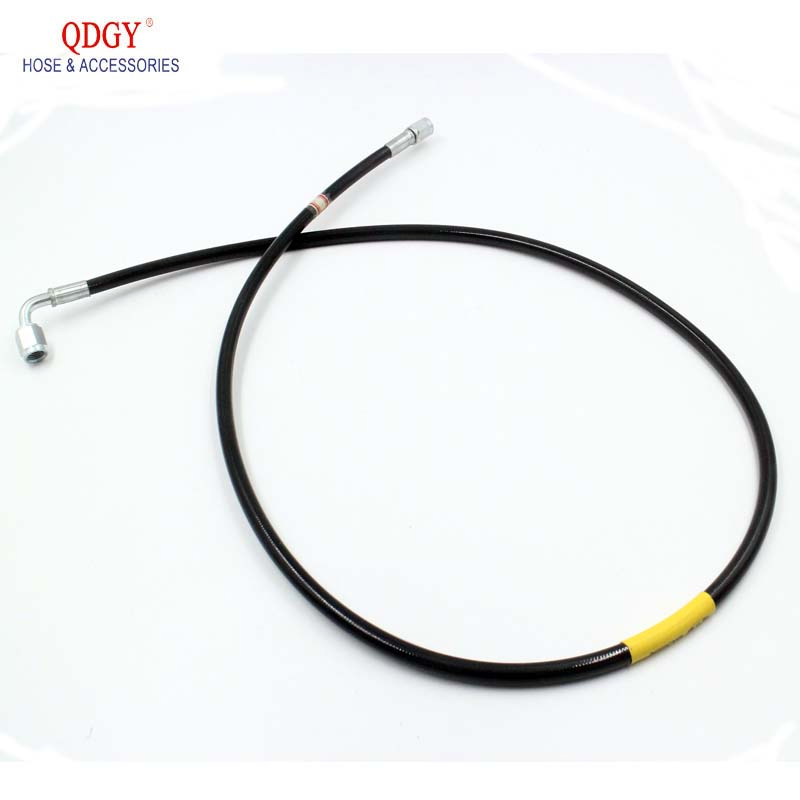 PU Cover Hydraulic Oil Hose Assemblies for Motorcycle 40-220cm Fitting Stainless Brake Clutch Line Gasoline Hose 10mm