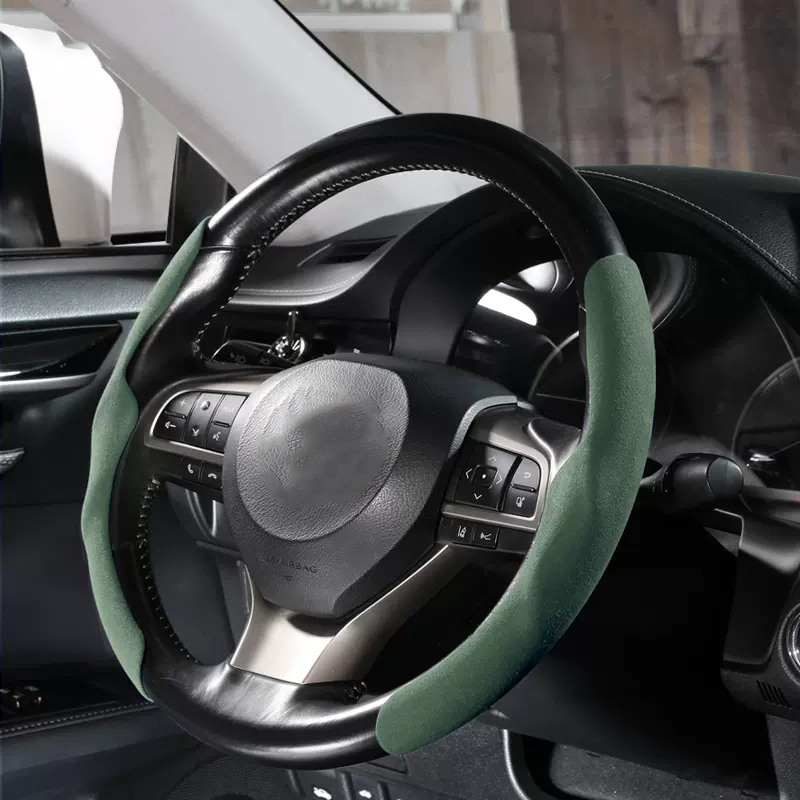 Best Steering Wheel Cover for lexus Nx Gx470 Lx470 Es350 Is300 Is250 Lx570 Ct200h Es300h Rx330 Gx 460 Suede Interior Accessories