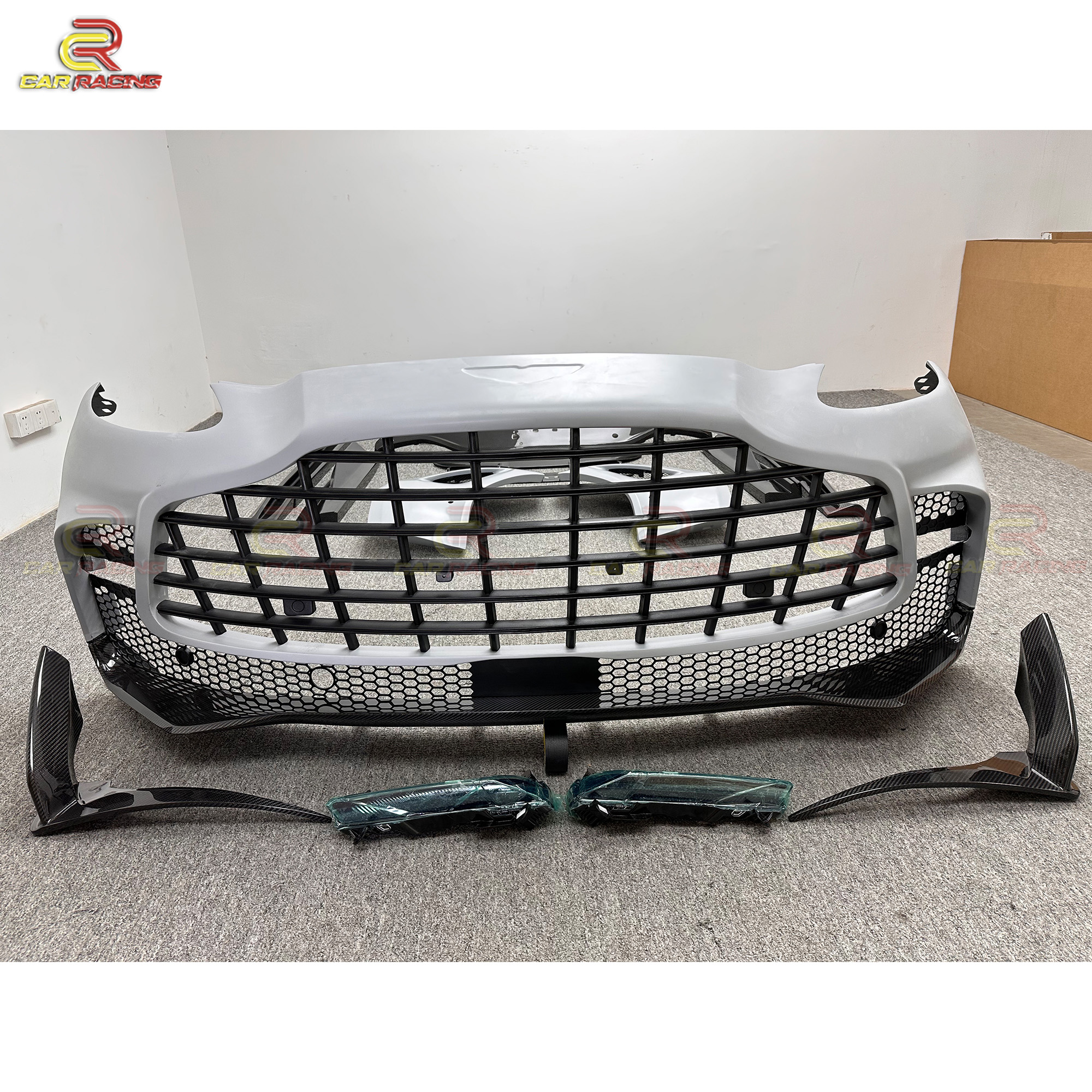 707 Style Dry Carbon Fiber Conversion Body Kit for Aston Martin DBX 2024 Side Skirt Bumper Diffuser Spoiler Fender Exhaust Tips