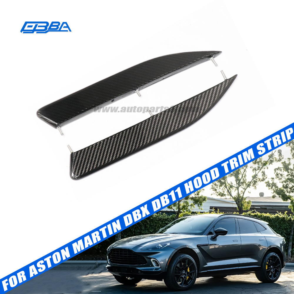 Car Body Accessories Carbon Fiber Hood Trim Strip For Aston Martin DBX DB11 HY53-16A857-AB Engine Trim Strip