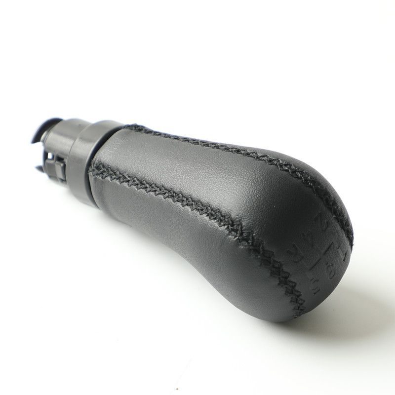 Car Gear Shift Knob Sewing Leather 5/6 Manual Shift Lever Handball for Volvo S60 S80 V70 XC70 Car Accessories