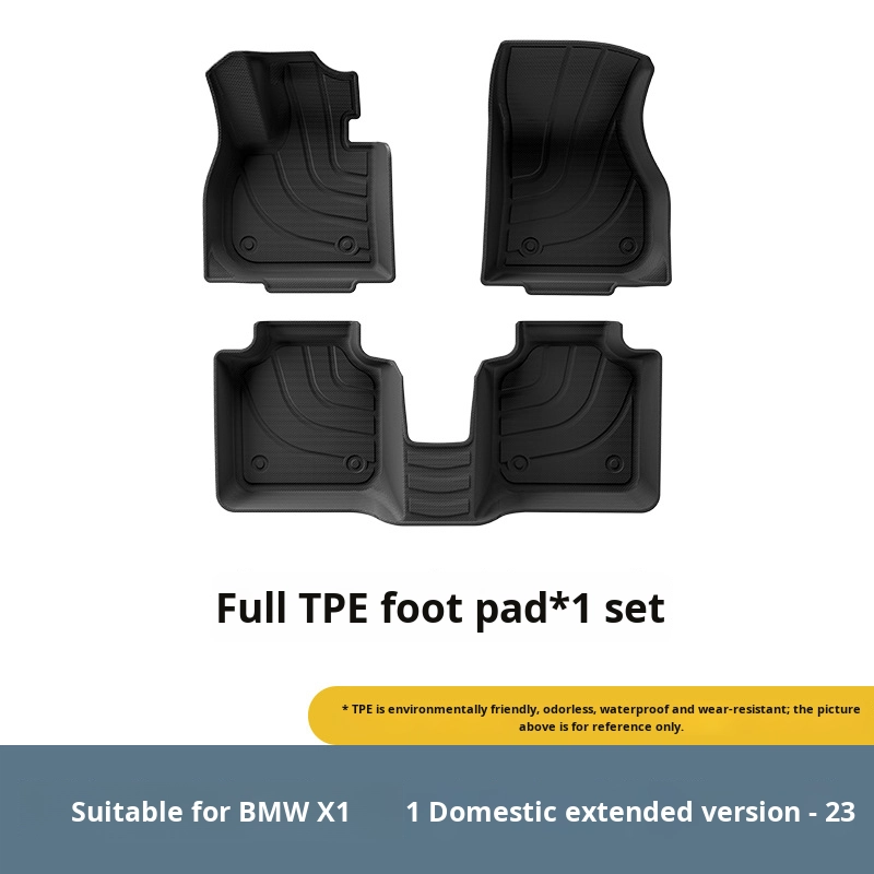 Rego Custom Fit 3D TPE for X1 2023 3.5mm Thick 3 Piece Set Non-Skid All-Weather Luxury Car Mats 1 Year Warranty