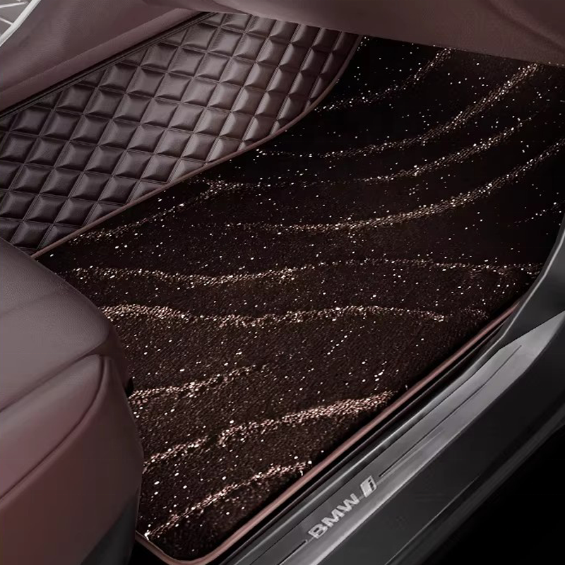 Luxury Waterproof Car Floor Mats 7D Leather Full Surround Protection Non-Slip Carpet Set
