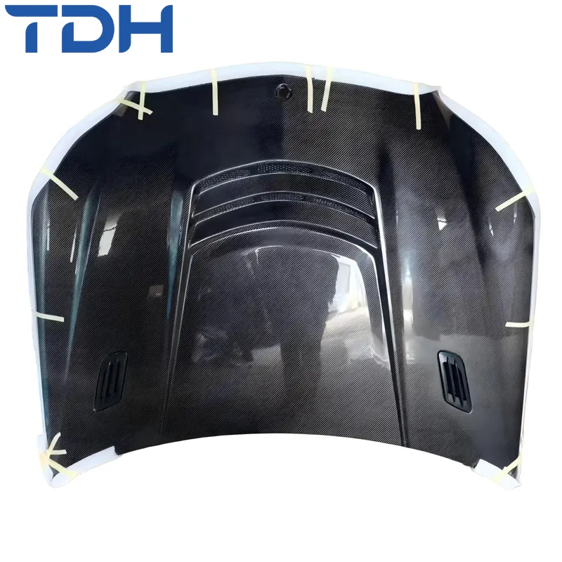 Carbon Fiber Hood Front View