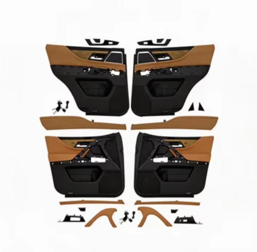 Popular Leather Interior Accessories for Lexus 2008-2015 LX570 Upgrade to LX600 ConversionKit SteeringWheel Console DoorPanel