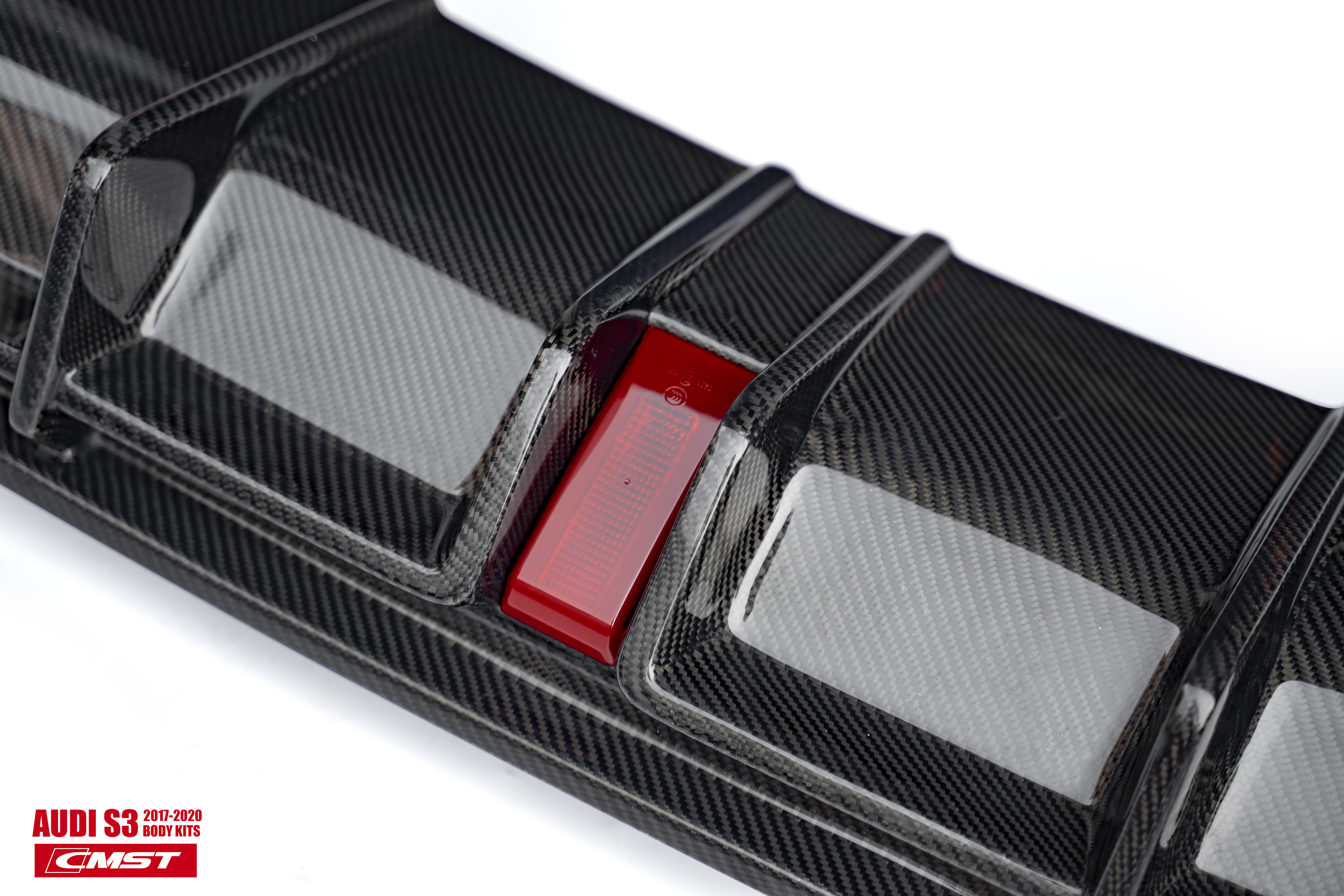 Audi A3 S3 Rear Bumper Lip Diffuser 4