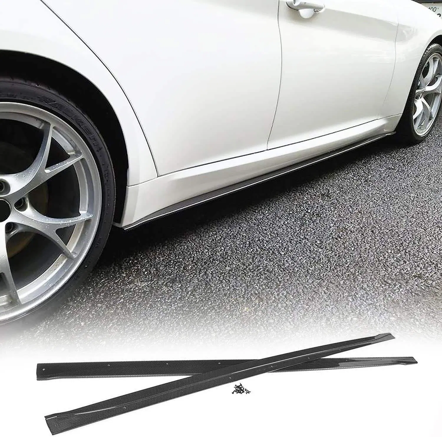 Carbon Fiber Side Skirts for Alfa Romeo Base Sport Sedan 2015-2022 Under Door Car Body Kit