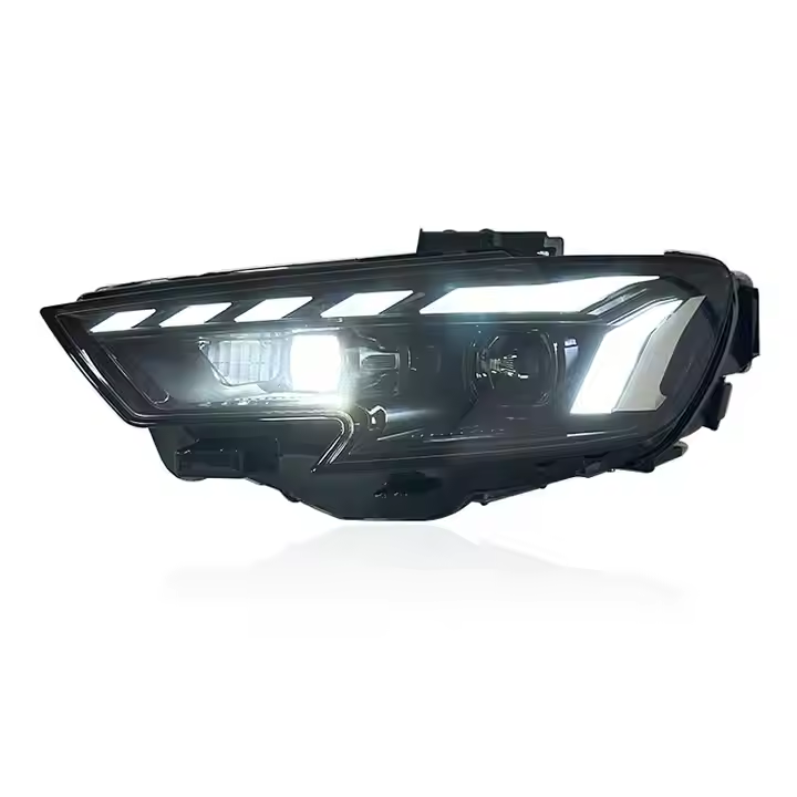 SJC Car Accessories for Audi A3 LED Headlights 2017-2020 Head Lamps Turn Signals Front Lights Daytime Running Light Wholesale