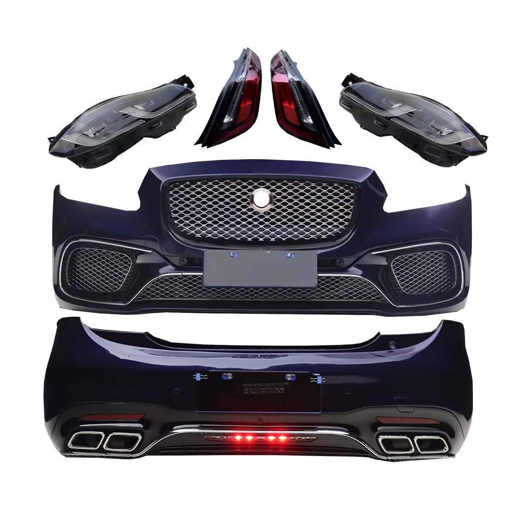 2010-2019 for Jaguar XJ Upgrade Accessories New Radiator Frame Front Bumper Kit Assembly with Lights for Jaguar XJ Accessories