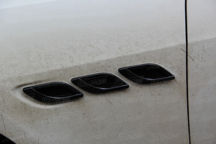 Carbon Fiber for 2013-2016 Maserati Quattroporte Side Air Intakes Left and Right (6 PCS)